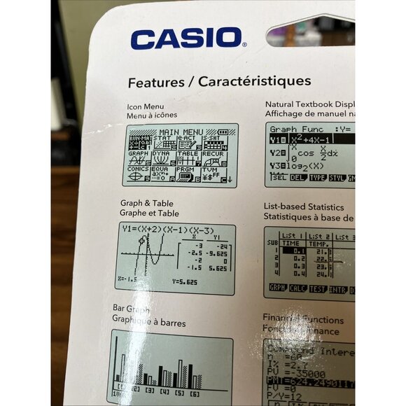 NEW/SEALED Casio FX-9750GIII Graphing Calculator +Python Compare to TI-84 Plus - Picture 14 of 16